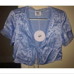 NWT Princess Polly Vintage Tie Up Top